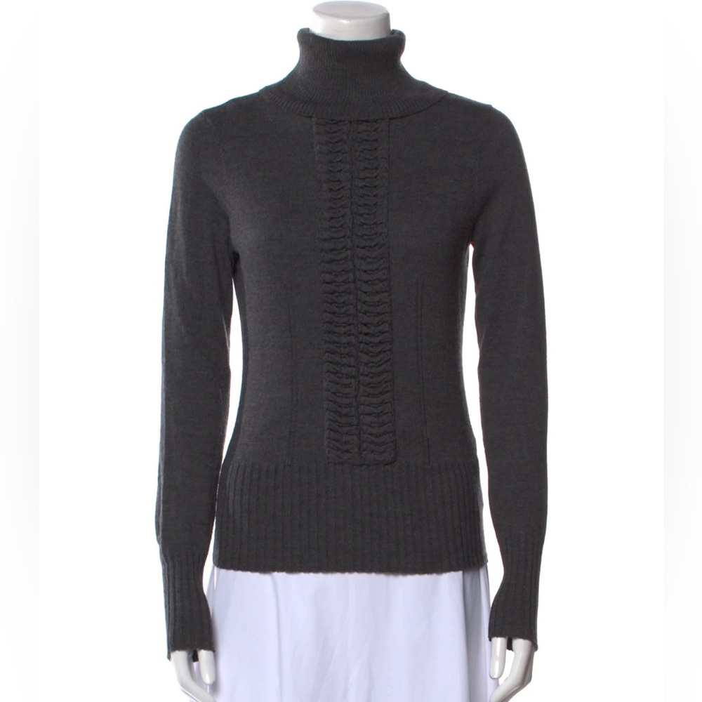 Milly of New York Charcoal Turtleneck Sweater